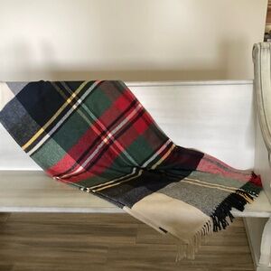 Roca Home Plaid Throw Made in Portugal